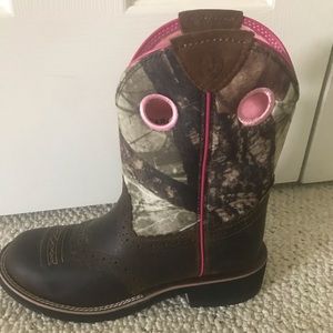 Ariat Fat Baby Camo Top Cowboy Boots
